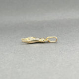 Estate 18K Y Gold Mano Cornuto Pendant