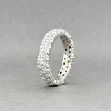 Estate 18K W Gold 1.35ctw Diamond Eternity Ring