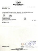 Estate 14K Y Gold 1.80ctw Sapphire & 0.30ctw Diamond Ring