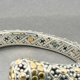 Estate John Hardy SS 18 Dot Kickstand Cuff Bracelet