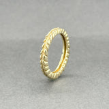 Estate 14K Y Gold Braided Ring