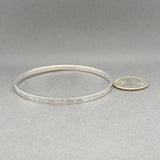 Estate Tiffany & Co. SS Notes Bangle Bracelet
