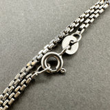 Estate 14K W Gold 1.72mm 16” Round Box Chain