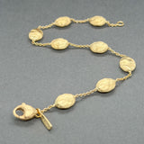 Estate Marco Bicego 18KY Gold 8 Station Siviglia Bracelet