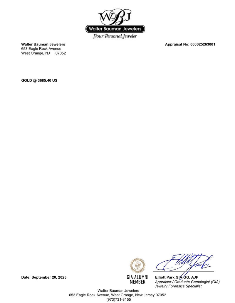 Estate 14K Y Gold 2.71ctw J-K/I1-2 Diamond S Link Bracelet