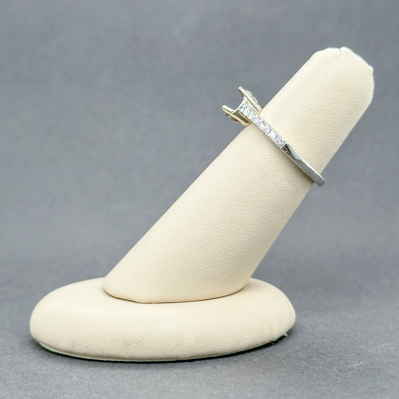 Estate 14K W Gold 0.32ctw G-H/SI2 Diamond Mounting