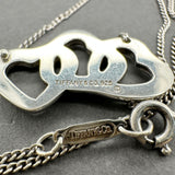 Estate Tiffany & Co. SS Triple Interlocking Hearts Necklace