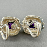 Estate Tiffany & Co. SS 18 Amethyst Earrings