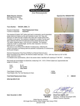 Estate 14K Y Gold 1.37ctw G-H/SI1-2 Diamond By The Yard Necklace