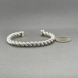 Estate SS Twisted Cuff Bracelet