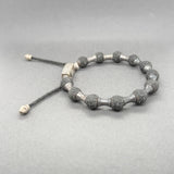 Estate William Henry SS Lava Stone Bead Bracelet