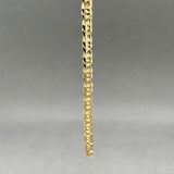 Estate 14K Y Gold 3.3mm 22” Fancy Curb Link Chain
