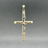 Estate 14K TT Gold 45.10mm INRI Crucifix Pendant