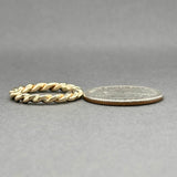 Estate 14K Y Gold 2.87mm Twisted Ring