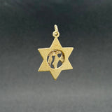 Estate 14K Y Gold Chai Star of David Pendant