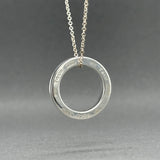 Estate Tiffany & Co. SS 1837 Circle Pendant