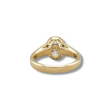 14K Y Gold 1.57ctw E/VVS2 Oval Lab Created Diamond Ring  IGI