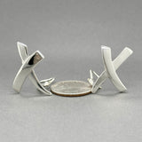 Estate Tiffany & Co SS Picasso Graffiti X Earrings