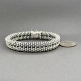 Estate Lagos SS 18 Caviar Double Row Bracelet