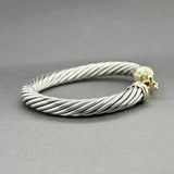 Estate David Yurman SS 14 Buckle Classic Cable Bangle