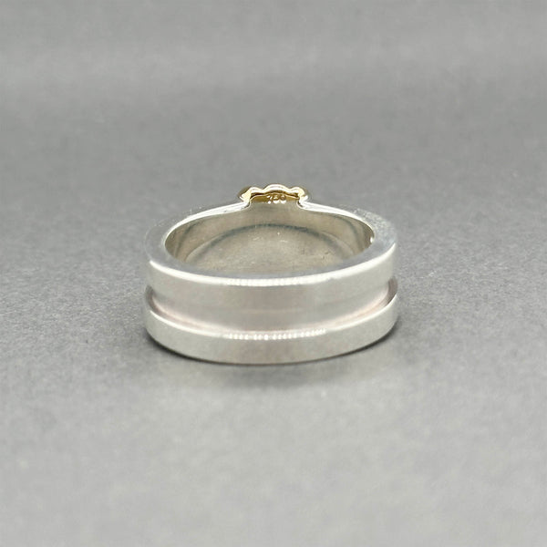 Estate Tiffany & Co. SS 18 Atlas Groove Ring