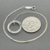 Estate Tiffany & Co. SS 1837 Circle Pendant