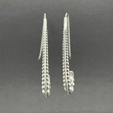 Estate Lagos SS Signature Caviar Drop Earrings