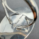 Estate Sam Piaso Zuni SS Mabe Pearl Ring