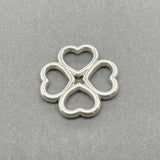 Estate Tiffany & Co. SS Heart Clover Pendant