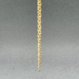 Estate 18K Y Gold 1.3mm 23.25” Cable Chain