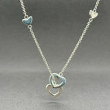 Estate Tiffany & Co. SS Heart Lariat Necklace