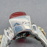 Estate Ava King SS 18 Carnelian Cocktail Ring