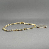 Estate 14K Y Gold 5.52mm Anchor Link Bracelet