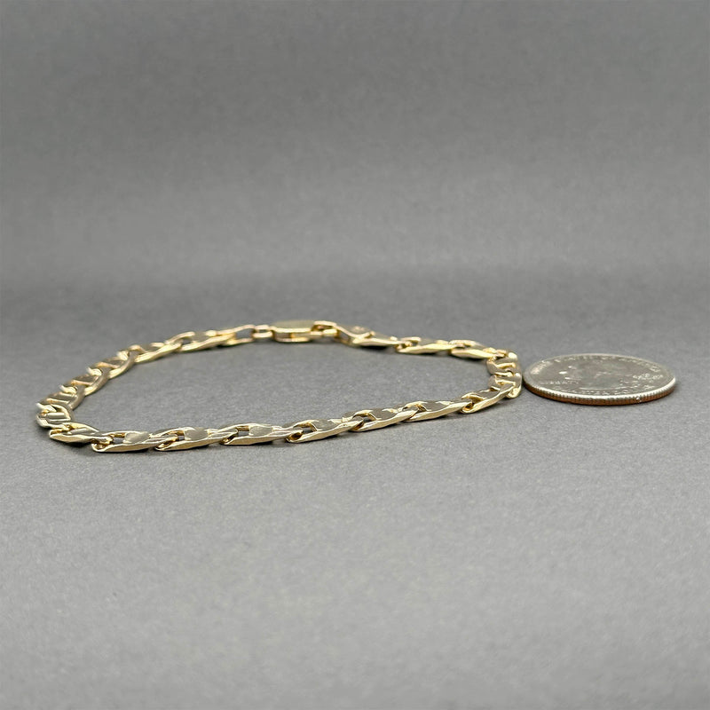 Estate 14K Y Gold 5.52mm Anchor Link Bracelet