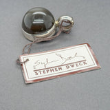 Estate Stephen Dweck SS 77.96ct Star Grey Moonstone Enhancer Pendant