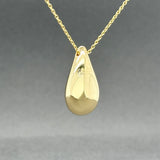 Estate Tiffany & Co. Peretti 18K Y Gold Teardrop Pendant