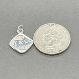Estate Tiffany & Co. SS 1837 Square Pendant