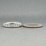 Estate 14K W Gold 0.92ctw H/VS2-SI1 Diamond Ring