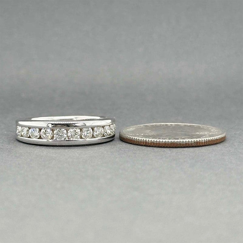 Estate 14K W Gold 0.92ctw H/VS2-SI1 Diamond Ring