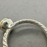 Estate David Yurman SS 18 Citrine Petite Cable Ring
