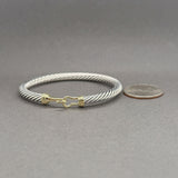 Estate David Yurman SS 14 Buckle Bangle Bracelet