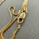 Estate 14K Y Gold 0.9mm 16” Box Chain