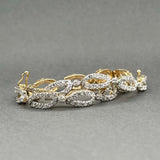Estate 14K Y Gold 0.57ctw H-K/SI1-I1 Diamond Bracelet