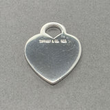 Estate Tiffany & Co. SS Heart Tag Pendant