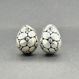 Estate John Hardy SS Kali Pebble Buddha Belly Earrings