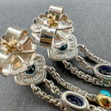 Estate David Yurman SS 18 Blue Confetti Drop Earrings