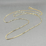 Estate 14K Y Gold 0.8mm 24.25” Box Chain