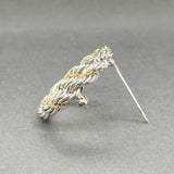 Estate Tiffany & Co. SS 18 Circle Rope Brooch