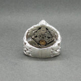 Estate John Hardy SS 18 Split Shank 0.27ctw Diamond Cable Ring