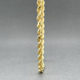 Estate 14K Y Gold 4.0mm 22” Rope Chain